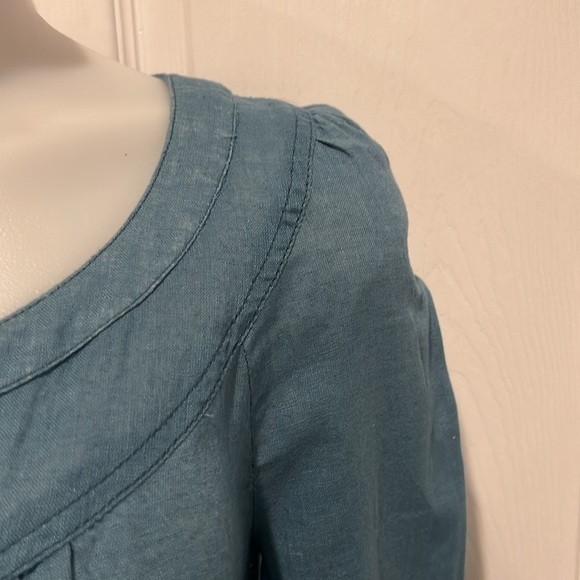 We the free teal linen blend long sleeve button down
Peasant top XS - Picture 6 of 9
